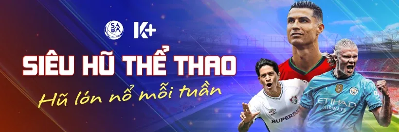 Các biểu tượng thể thao đa dạng như bóng đá, bóng rổ, tennis